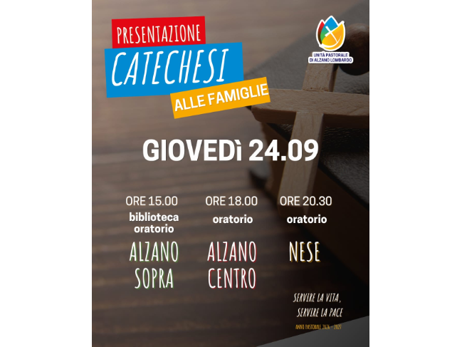 PERCORSO DI CATECHESI 2026-2027
